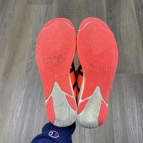 Asics MetaRacer Tokyo Shoes Womens Size 10.5 Red Black Running FlyteFoam Walking - Picture 8 of 9